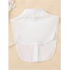 imageVerdusa Womens Fake Collar Detachable Dickey Collar Half Shirts BlouseLace White