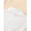 imageVerdusa Womens Fake Collar Detachable Dickey Collar Half Shirts BlouseLace White
