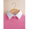 imageVerdusa Womens Fake Collar Detachable Dickey Collar Half Shirts BlouseWhite