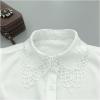 imageVerdusa Womens Fake Collar Detachable Dickey Collar Half Shirts BlouseWhite Floral