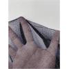 imageVerdusa Womens Glitter Mesh See Through Top Long Sleeve Oversized Tee ShirtBlue