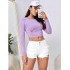 imageVerdusa Womens Ripped Distressed Skinny Denim ShortsWhite
