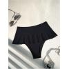 imageVerdusa Womens Ruffled Bikini Bottoms High Waist Beachwear Swim BriefsBlack