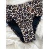 imageVerdusa Womens Ruffled Bikini Bottoms High Waist Beachwear Swim BriefsBrown