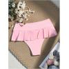 imageVerdusa Womens Ruffled Bikini Bottoms High Waist Beachwear Swim BriefsPink