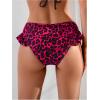 imageVerdusa Womens Ruffled Bikini Bottoms High Waist Beachwear Swim BriefsRed
