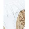 imageVerdusa Womens Ruffled Bikini Bottoms High Waist Beachwear Swim BriefsWhite