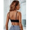 imageVerdusa Womens Scoop Neck Spaghetti Strap Seamless Bra Top Crop BraletteBlack