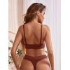 imageVerdusa Womens Scoop Neck Spaghetti Strap Seamless Bra Top Crop BraletteBrown