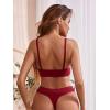 imageVerdusa Womens Scoop Neck Spaghetti Strap Seamless Bra Top Crop BraletteBurgundy