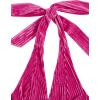 imageVerdusa Womens Sleeveless Halter Neck Lace Up Front Tie Back Crop TopHot Pink