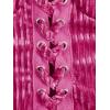 imageVerdusa Womens Sleeveless Halter Neck Lace Up Front Tie Back Crop TopHot Pink