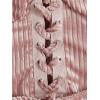 imageVerdusa Womens Sleeveless Halter Neck Lace Up Front Tie Back Crop TopLight Pink