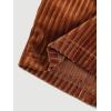 imageVerdusa Womens Sleeveless Halter Neck Lace Up Front Tie Back Crop TopRust Brown