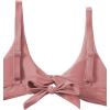 imageVerdusa Womens Twist Front High Cut Thong Two Piece Bikini Set SwimsuitDusty Pink