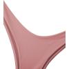 imageVerdusa Womens Twist Front High Cut Thong Two Piece Bikini Set SwimsuitDusty Pink