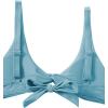 imageVerdusa Womens Twist Front High Cut Thong Two Piece Bikini Set SwimsuitLight Blue