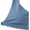 imageVerdusa Womens Twist Front High Cut Thong Two Piece Bikini Set SwimsuitSlate Blue