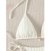 imageVerdusa Womens Two Piece Swimsuits Swimwear Halter String Triangle Bikini SetsBeige
