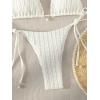 imageVerdusa Womens Two Piece Swimsuits Swimwear Halter String Triangle Bikini SetsBeige