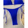 imageVerdusa Womens Two Piece Swimsuits Swimwear Halter String Triangle Bikini SetsRoyal Blue