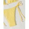 imageVerdusa Womens Two Piece Swimsuits Swimwear Halter String Triangle Bikini SetsYellow