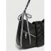 imageVerdusa Womens Y2K Coquette Bow Tie Vintage Shoulder Bags Lace PU Leather Kawaii Purse HandbagBlack
