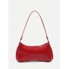 imageVerdusa Womens Y2K Coquette Bow Tie Vintage Shoulder Bags Lace PU Leather Kawaii Purse HandbagRed