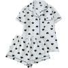 imageVerdusa Womens 2 Piece Pajama Sets Cute PJ Set Button Down Shirts and Shorts SleepwearApricot