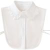 imageVerdusa Womens Fake Collar Detachable Dickey Collar Half Shirts BlouseLace White