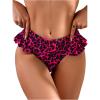 imageVerdusa Womens Ruffled Bikini Bottoms High Waist Beachwear Swim BriefsRed