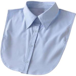 imageVerdusa Womens Fake Collar Detachable Dickey Collar Half Shirts BlouseBlue