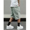 imageVerdusa Mens Baggy Bermuda Denim Shorts Streetwear Jean Short with PocketsArmy Green