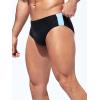 imageVerdusa Mens Swim Brief Swimsuit Bikini Briefs Beach Shorts Bating SuitBlack Blue
