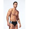 imageVerdusa Mens Swim Brief Swimsuit Bikini Briefs Beach Shorts Bating SuitBlack Blue