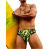 imageVerdusa Mens Swim Brief Swimsuit Bikini Briefs Beach Shorts Bating SuitBlack and Green