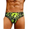 imageVerdusa Mens Swim Brief Swimsuit Bikini Briefs Beach Shorts Bating SuitBlack and Green