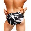 imageVerdusa Mens Swim Brief Swimsuit Bikini Briefs Beach Shorts Bating SuitBlack and White