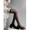 imageVerdusa Womens 1 Pairs Sheer Mesh Fishnet Thigh High Stockings Pantyhose