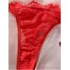 imageVerdusa Womens 2 Piece Cut Out Underwire Sexy See Through Bra and Panty Lingerie SetsRed