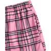 imageVerdusa Womens 2 Piece Outfits Crop Tank Top and Plaid Shorts Cute Loungewear Pajama SetPink Black