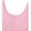 imageVerdusa Womens 2 Piece Outfits Crop Tank Top and Plaid Shorts Cute Loungewear Pajama SetPink Black