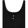 imageVerdusa Womens 2 Piece Outfits Crop Tank Top and Plaid Shorts Cute Loungewear Pajama SetPlaid Black White