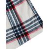 imageVerdusa Womens 2 Piece Outfits Crop Tank Top and Plaid Shorts Cute Loungewear Pajama SetPlaid Black White