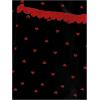 imageVerdusa Womens 2 Piece Pajama Sets Cute Pj Set Button Up Short Sleeve Top and Short Sleepwear Lounge SetsBlack and Red