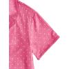 imageVerdusa Womens 2 Piece Pajama Sets Cute Pj Set Button Up Short Sleeve Top and Short Sleepwear Lounge SetsPink