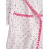 imageVerdusa Womens 2 Piece Pajama Sets Cute Pj Set Button Up Short Sleeve Top and Short Sleepwear Lounge SetsWhite and Pink