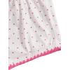 imageVerdusa Womens 2 Piece Pajama Sets Cute Pj Set Button Up Short Sleeve Top and Short Sleepwear Lounge SetsWhite and Pink