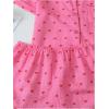 imageVerdusa Womens 2 Piece Pajama Sets Cute Printed Pj Set Button Up Shirts with Shorts Lounge SleepwearCoral Pink