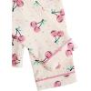 imageVerdusa Womens 2 Piece Pj Sets Matching Sets Printed Pajama Sets Sleepwear Long Sleeve Tops and PantsCherry Beige